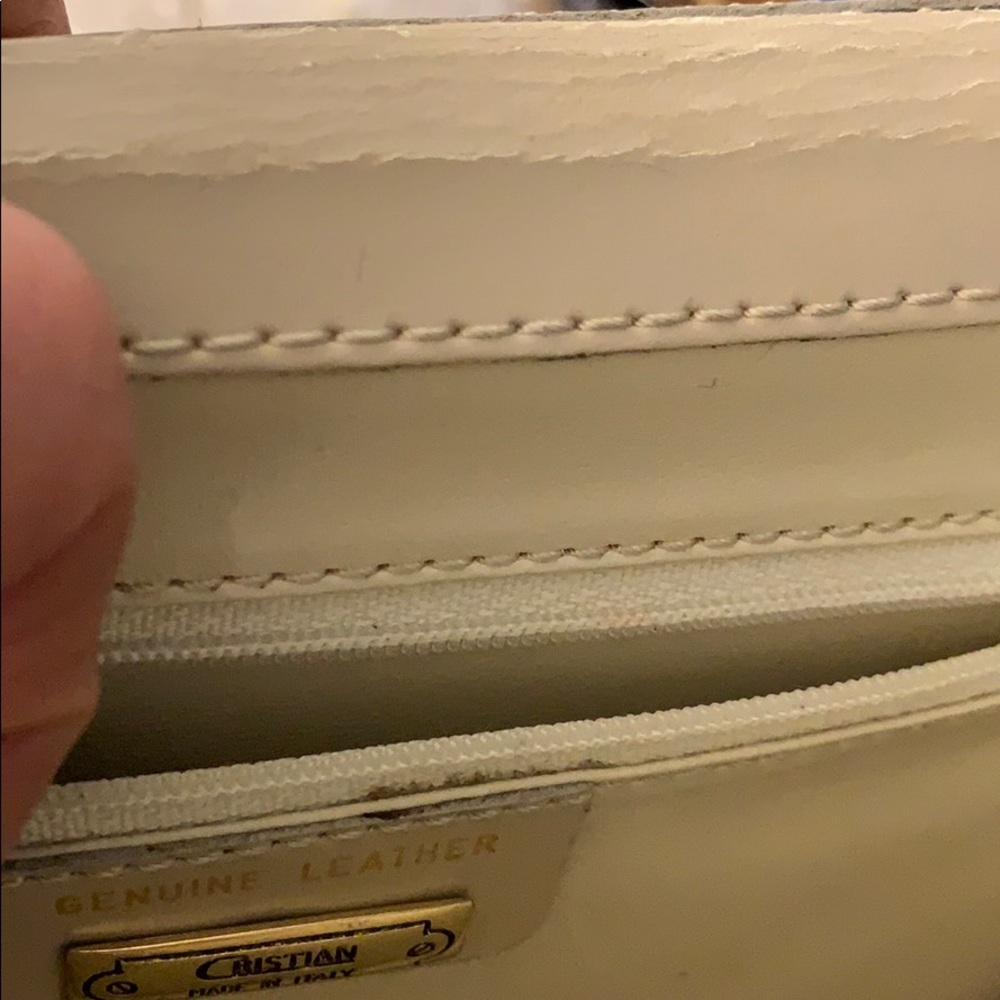 Cristian Italy vintage leather shoulder bag - Picture 7 of 7
